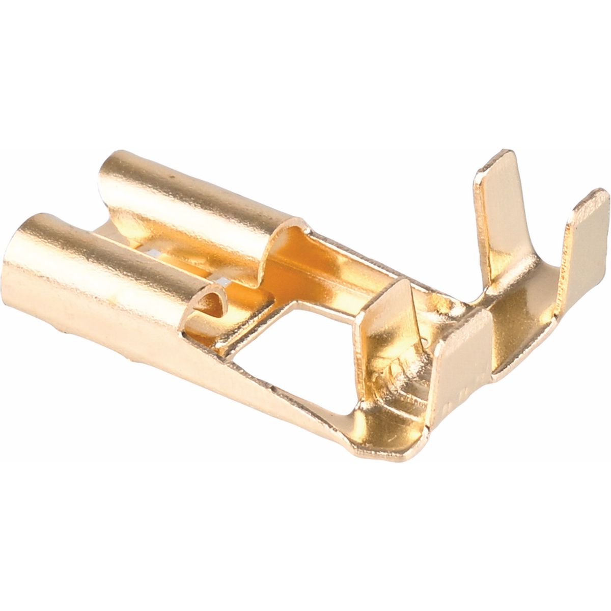 OEX Crimp Terminal Flag Brass 6.3mm 100 Pce ACX3095