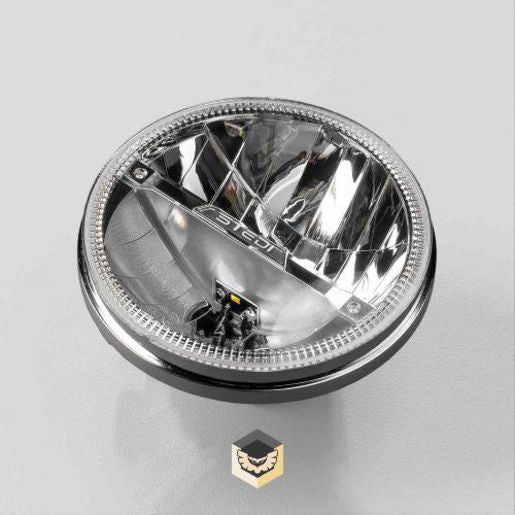 STEDI 7 Inch Homage Led Headlight Chrome 3000K LED-HOMAGE-3000CHR