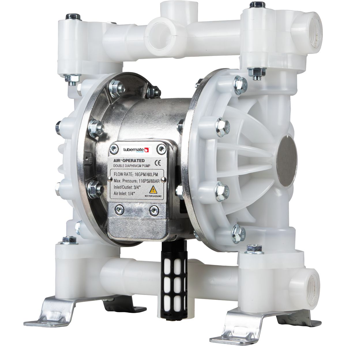 Lubemate Air Operated Diaphragm Pump - 3/4 Viton L-DDP19V