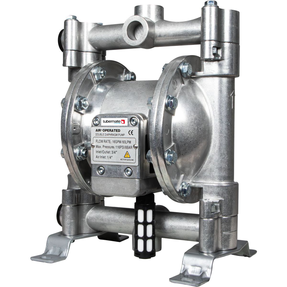 Lubemate Air Operated Diaphragm Pump - 3/4 Nitrile Aluminium L-DDP19NA