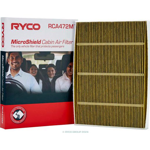 Ryco Cabin Air Filter - Microshield RCA472M