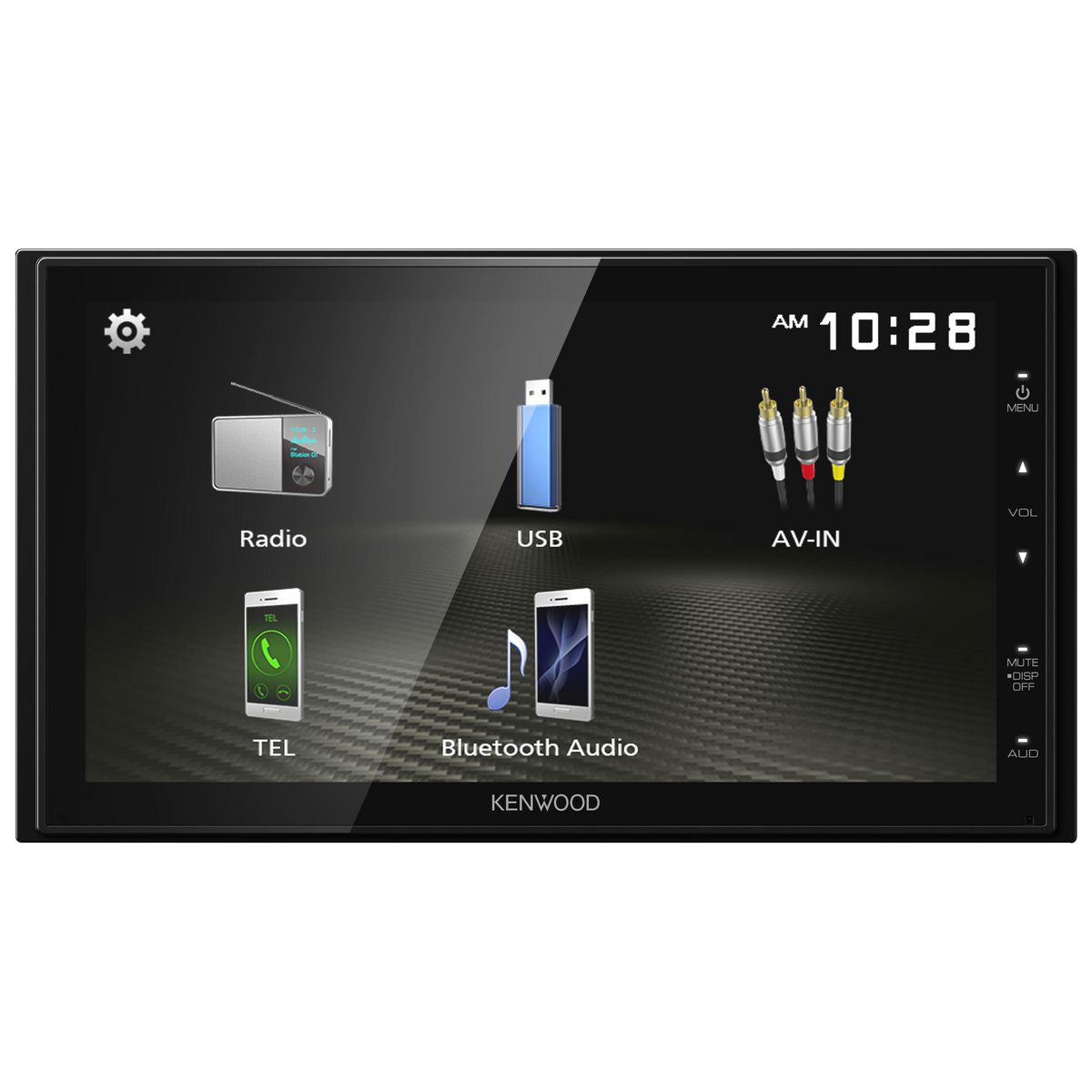 Kenwood 6.8in AV Touchscreen Head Unit with Bluetooth DMX1029BT