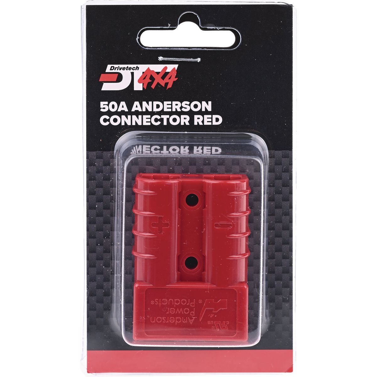 Drivetech 4X4 50A Anderson Plug Connector Red DT-06961