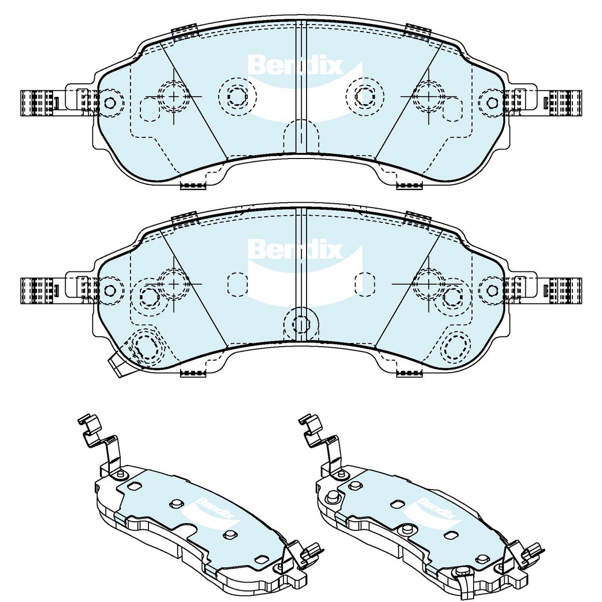 Bendix HD Brake Pad Set DB2689 HD