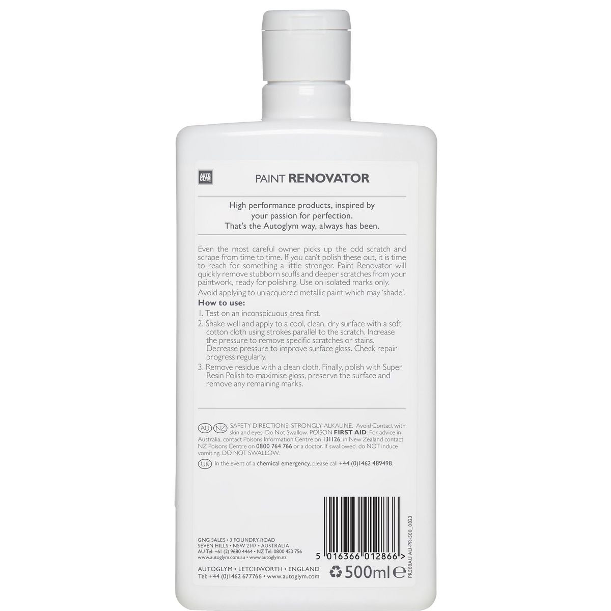 Autoglym Paint Renovator 500ml AURPR500
