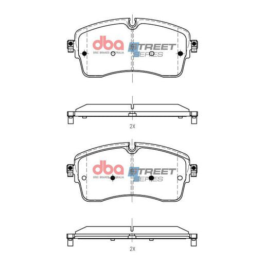 DBA Street Series Brake Pad Set DB15257SS