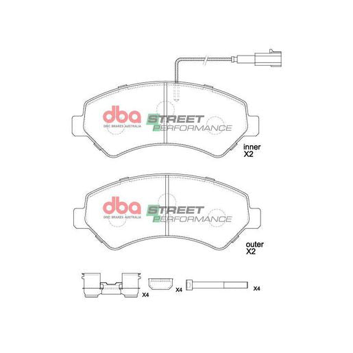 DBA Street Performance Brake Pad Set DB15172SP