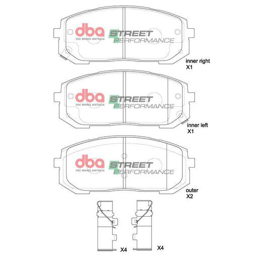 DBA Street Performance Brake Pad Set DB15177SP