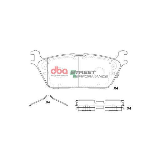 DBA Street Performance Brake Pad Set DB15196SP