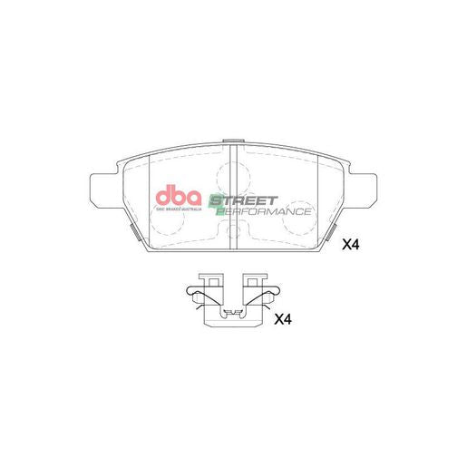 DBA Street Performance Brake Pad Set DB15203SP