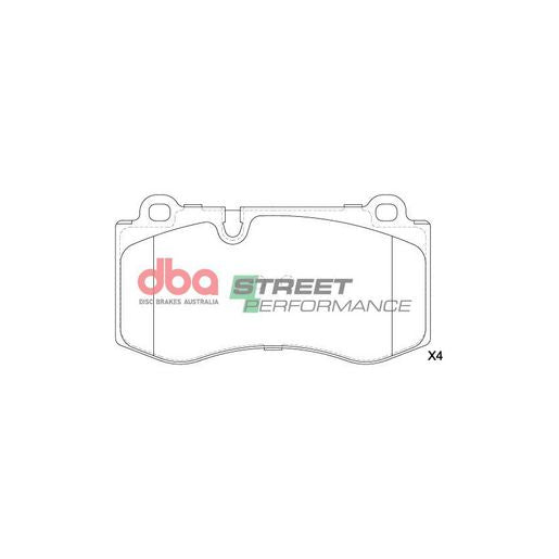 DBA Street Performance Brake Pad Set DB2057SP