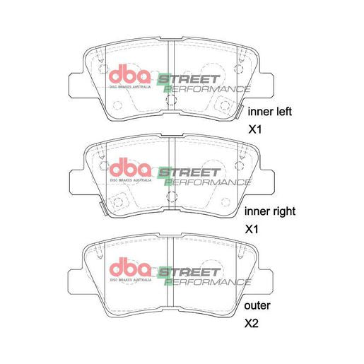 DBA Street Performance Brake Pad Set DB2076SP