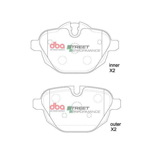 DBA Street Performance Brake Pad Set DB2225SP