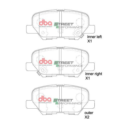 DBA Street Performance Brake Pad Set DB2294SP