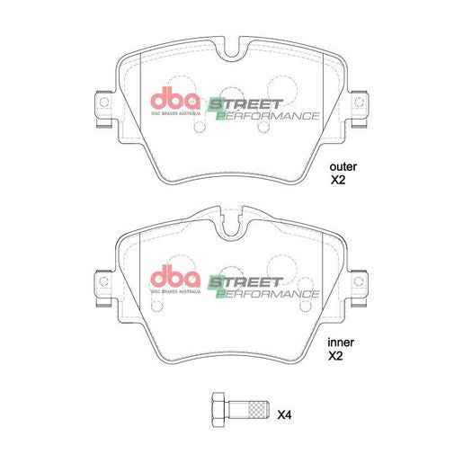 DBA Street Performance Brake Pad Set DB2377SP