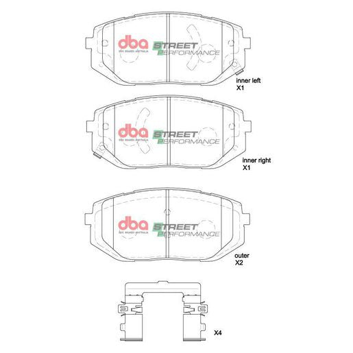 DBA Street Performance Brake Pad Set DB2647SP