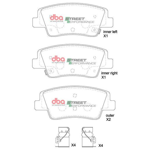 DBA Street Performance Brake Pad Set DB2648SP