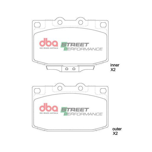 DBA Street Performance Brake Pad Set DB416SP