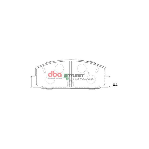 DBA Street Performance Brake Pad Set DB417SP