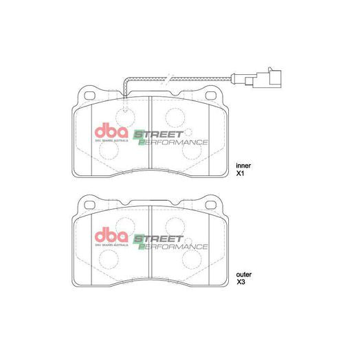 DBA Street Performance Brake Pad Set DB8861SP
