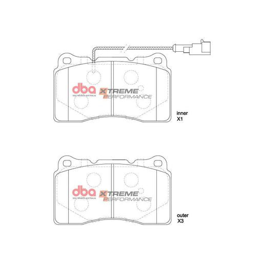 DBA Street Performance Brake Pad Set DB8861XP