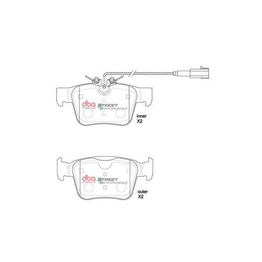 DBA Street Performance Brake Pad Set DB8864SP