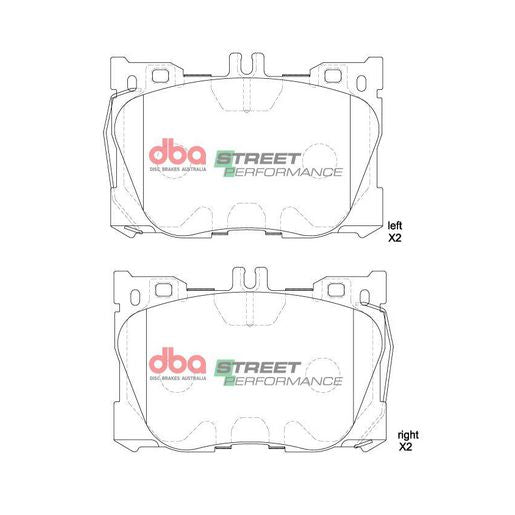 DBA Street Performance Brake Pad Set DB15062SP
