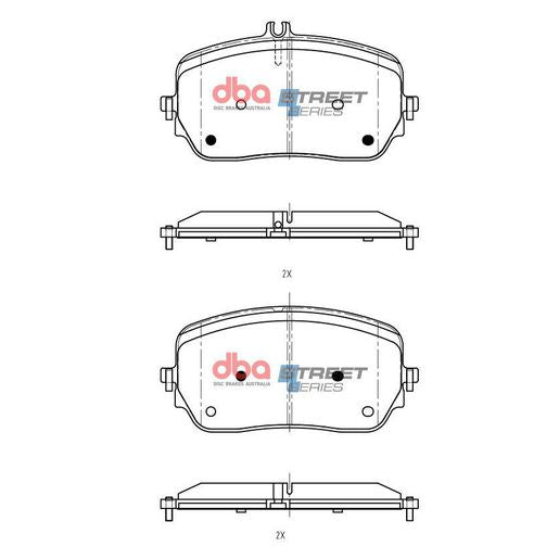 DBA Street Series Brake Pad Set DB15264SS
