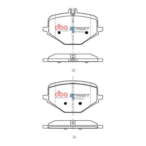 DBA Street Series Brake Pad Set DB15266SS