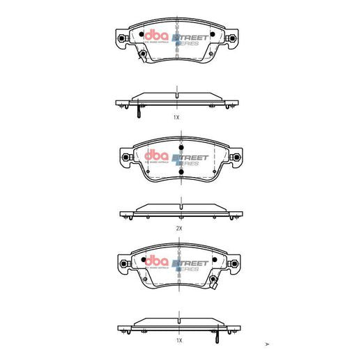 DBA Street Series Brake Pad Set DB1698SS
