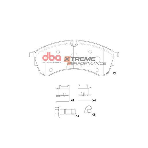 DBA Xtreme Performance Brake Pad Set DB15080XP