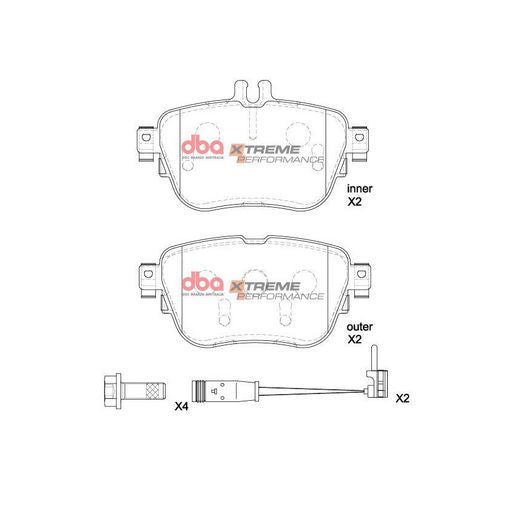 DBA Xtreme Performance Brake Pad Set DB15197XP