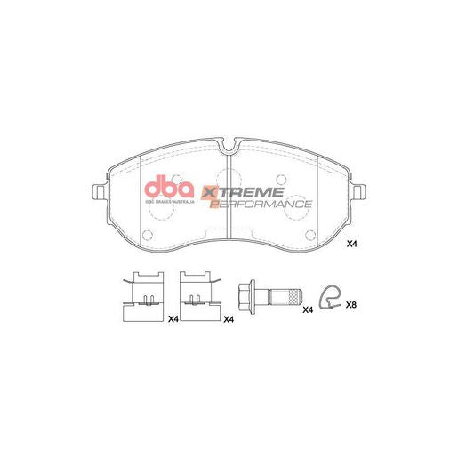 DBA Xtreme Performance Brake Pad Set DB15198XP