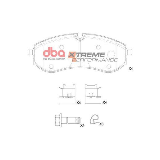 DBA Xtreme Performance Brake Pad Set DB15200XP