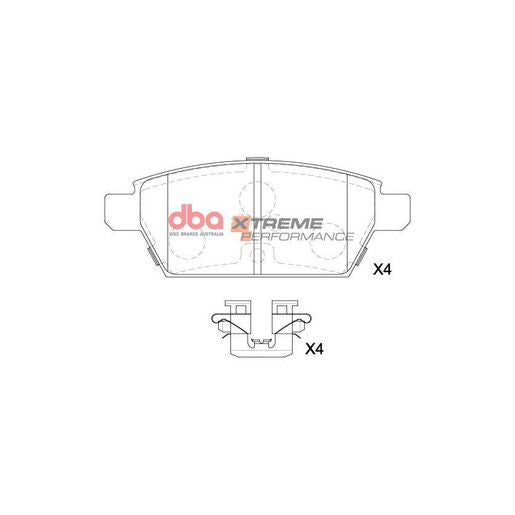 DBA Xtreme Performance Brake Pad Set DB15203XP