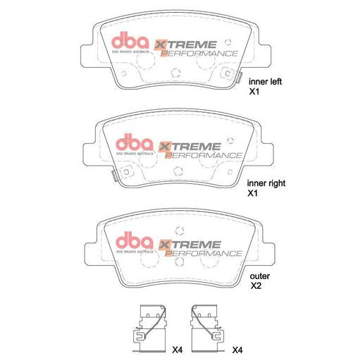DBA Xtreme Performance Brake Pad Set DB15206XP