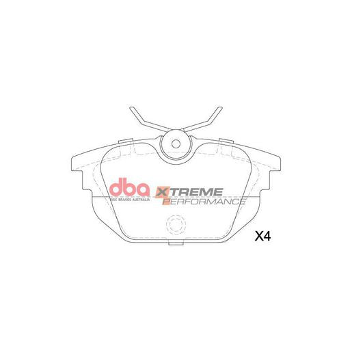 DBA Xtreme Performance Brake Pad Set DB15208XP