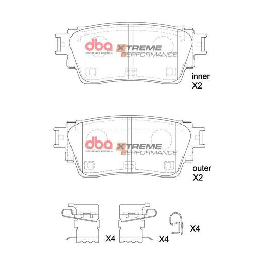 DBA Xtreme Performance Brake Pad Set DB15223XP