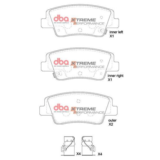DBA Xtreme Performance Brake Pad Set DB2648XP