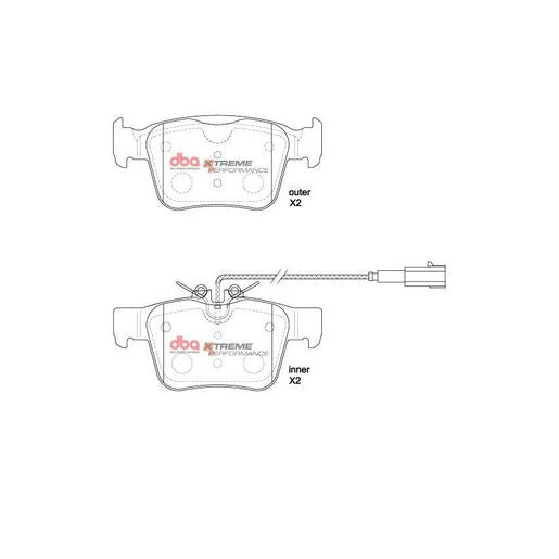 DBA Xtreme Performance Brake Pad Set DB8864XP