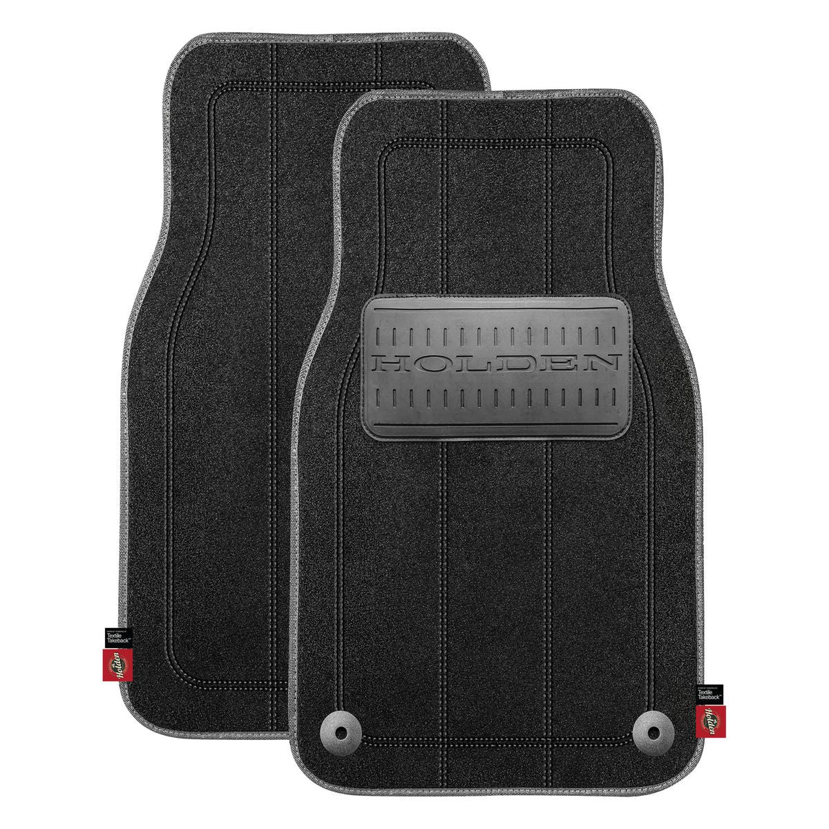 Holden Heritage Repreve Grille Front Floor Mats- Black 4702873