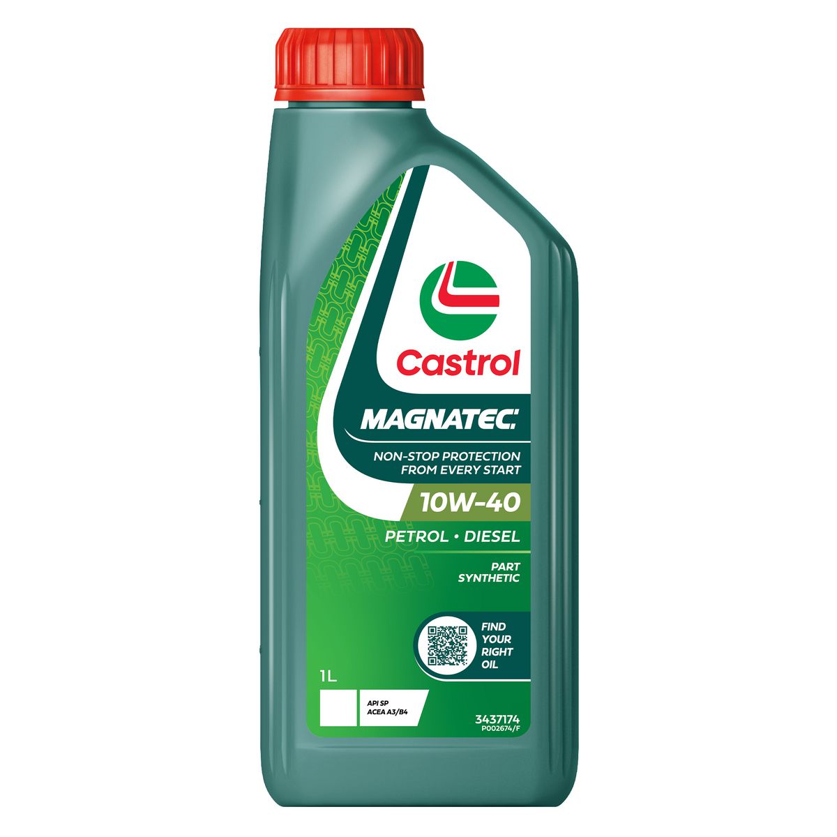 Castrol Magnatec 10W-40 Engine Oil 1L 3437174