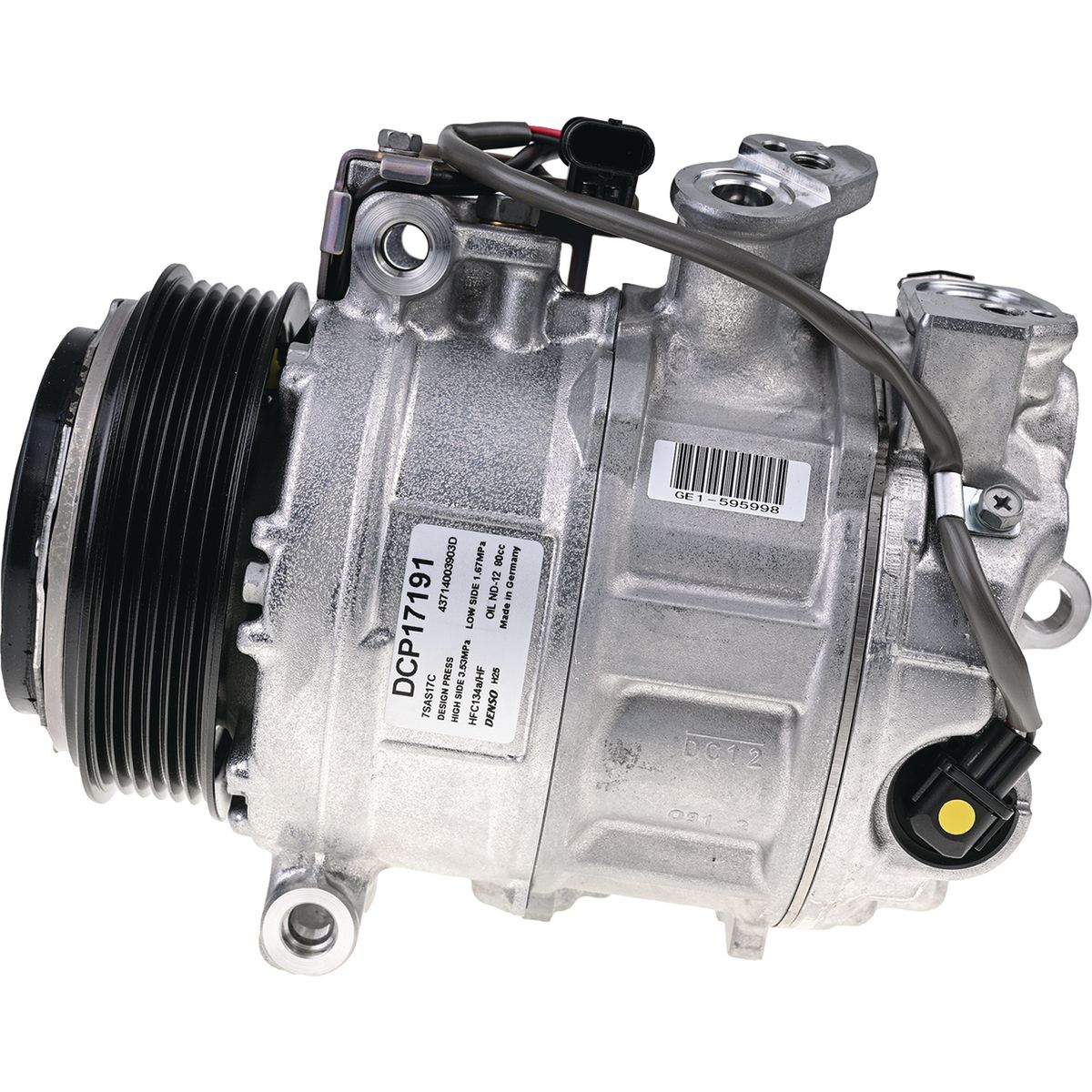 DENSO Air Conditioning Compressor 12V Direct Mount 7SAS17C CXD9323