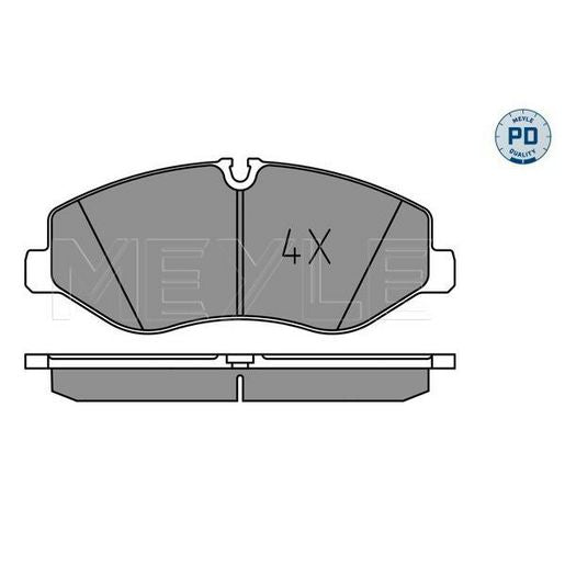 MEYLE Brake Pad Set 025 220 6221/PD