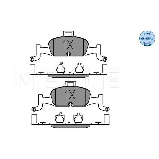 MEYLE Brake Pad Set 025 224 0216