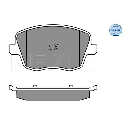 MEYLE Brake Pad Set 025 235 8118
