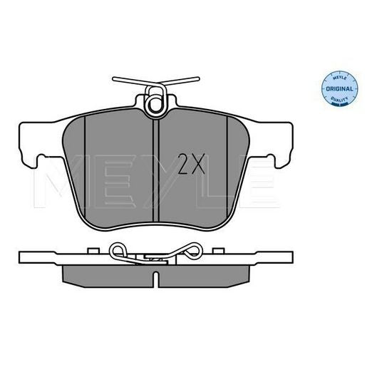 MEYLE Brake Pad Set 025 250 0916