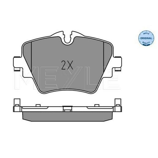 MEYLE Brake Pad Set 025 256 1718