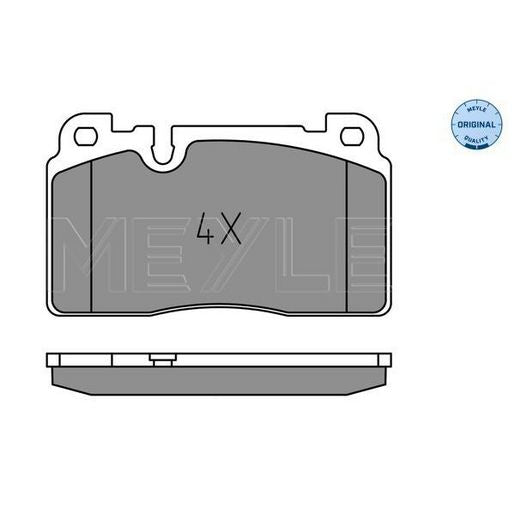 MEYLE Brake Pad Set 025 256 4317