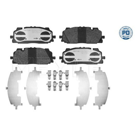MEYLE Brake Pad Set 025 258 6117/PD